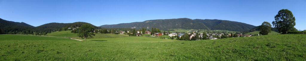 Panoramique - Autrans depuis le bourg de dessous